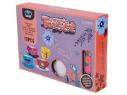 Kreativní sada malování na čajový servis 13 ks se štětcem a barvičkami 