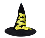 Set karneval - čarodějnický klobouk 44x38 cm 