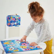 Puzzle v kufříku Jednorožec na koncertě 24 ks Janod