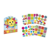 Samolepky Geometrické tvary 150 ks Janod