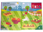Plstěné samolepky - Farma - kniha aktivit