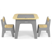 Dětský stůl a židle Olaf Blocks Dark Grey Milly Mally