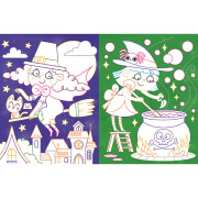 Omalovánky se svítícím tetováním Strašidla a čarodějnice