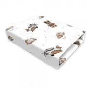 Prostěradlo do postýlky 120 x 60 cm, bavlna Miminu