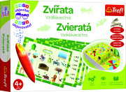 Malý objevitel Zvířata + kouzelná tužka edukační společenská hra Trefl
