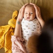 Sada plen bambusová mušelínová 3 ks Moussy 68 x 68 cm Petite&Mars