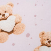 Mantinel do postýlky Love Teddy Bear pink New Baby