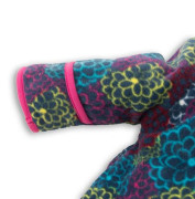 Zimní overal microfleecový propínací s kapucí, Pidilidi růžová