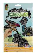 Vyškrabávací magnety Víly/Dinosauři