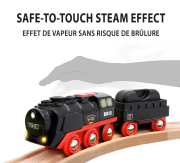 Vánoční vlaková sada s parní lokomotivou Brio