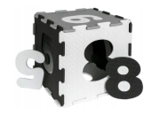 Dětské pěnové puzzle, podložka na zem, Číslice, 9 ks