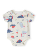 Chlapecké kojenecké body s dinosaury 5pack Minoti