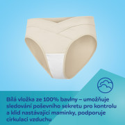 Těhotenské kalhotky s nízkým pasem MumFIT 2 ks Canpol babies