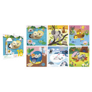 My arts&crafts Mini Sametové omalovánky Chutná zvířátka od 18 měsíců Janod