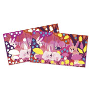 Kreativní sada Pěnové nálepky a svítící písek Janod