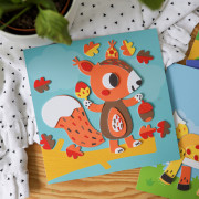 Pěnové obrázky Lesní zvířátka 3+