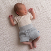 Kojenecké kraťasy mušelín Šedá Baby Service
