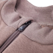 Mikina hřejivá rozepínací hnědá Little Angel