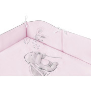 6-dílné ložní povlečení Belisima Andre 100/135 cm růžové