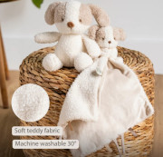 Mazlíček plyšový Teddy pejsek 27 x 27 cm Nattou