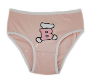 Dívčí bavlněné kalhotky, Cat - 3 ks růžovo/bílé