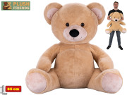 Medvěd plyšový 65 cm béžový sedící Plush Friends 0 m+