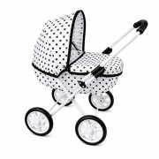 Dětský kočárek pro panenky New Baby Anička dots