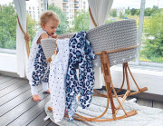 Zavinovačka bavlněná mušelínová 2 ks 100x120 cm Motherhood