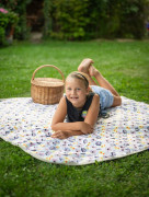 Nepromokavá deka extra jemná univerzální - Zvířátka 150 x 150 cm Bobánek