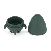 Hračka silikonová do vody s kartáčkem Splashy Rocket 6 m+ Petite&Mars