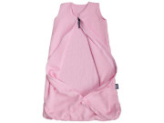 Letní 3D spací pytel mušelín růžový