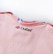 Body šaty tenké set Outlast® UPF 50+ Sv. broskvová, motýlci