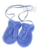 Zimní rukavičky wellsoft pro novorozence se šňůrkou Vel. 1 RŮŽOVÁ 2. JAKOST