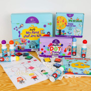 Velká kreativní sada 4 v 1 Barvy v tubě