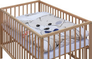 Dětská postýlka s kompletní výbavou 120 x 60 cm - Tiko Scarlett