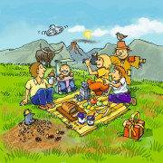 Mini hra pro děti Čarodějnický duel ABC Haba