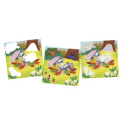 My arts&crafts Mini Sametové omalovánky Chutná zvířátka od 18 měsíců Janod