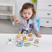 Navlékání Zvířátka Pastel 13 ks