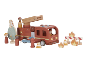 Hasičský náklaďák dřevěný Little Dutch