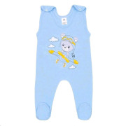 Kojenecké dupačky New Baby Teddy pilot modré