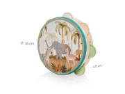 Dřevěná dětská tamburína Zopa