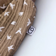 Šortky tenké harémky hnědá vlaštovky Little Angel 