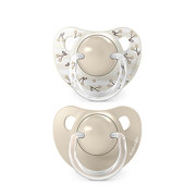 Dudlík anatomický silikon Birdies 18 m+ 2 ks Suavinex 