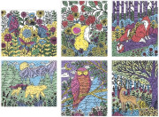 Sada maxi Malování Lesní zvířátka Janod Atelier 