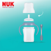 Kojenecká láhev na učení s brčkem 150 ml NUK Perfect Match