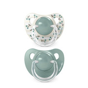 Dudlík anatomický silikon Birdies 18 m+ 2 ks Suavinex 