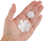 Vánoční samolepicí gelové vločky