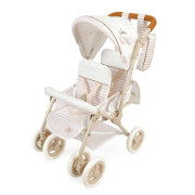 Skládací kočárek pro dvojčata panenky s taškou Verona - 72 cm DeCuevas