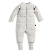 Overal na spaní organická bavlna Onesie Grey Marle 2,5 tog
