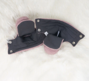 Capáčky Teddy fleece double Cyclamen pink růžová Esito